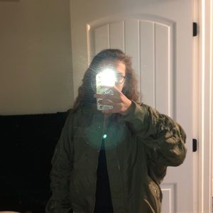 victoria secrets oversized bomber jacket